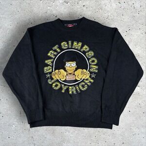 Joyrich x The Simpsons Bart Simpson Sweater Men's XL Bad Boy‎ Bart